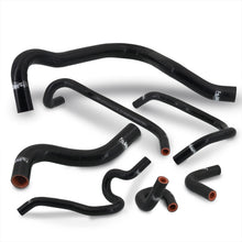 Load image into Gallery viewer, Honda Accord SIR 4 Cylinder 1997-2000 Silicone Radiator & Heater Hoses Set Black (Non-US Model)