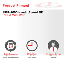 Load image into Gallery viewer, Honda Accord SIR 4 Cylinder 1997-2000 Silicone Radiator & Heater Hoses Set Black (Non-US Model)