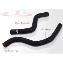 Load image into Gallery viewer, Mitsubishi Lancer EVO 4G63 2001-2007 Silicone Radiator Hoses Black