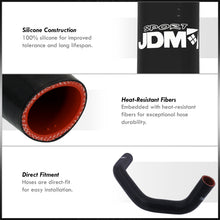 Load image into Gallery viewer, Nissan 240SX SR20DET 1989-1998 Silicone Radiator Hoses Black