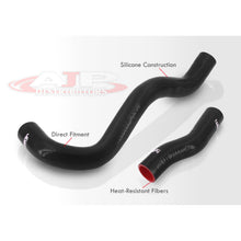 Load image into Gallery viewer, Infiniti G35 2003-2007 / Nissan 350Z 2003-2009 VQ35DE Silicone Radiator Hoses Black