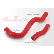Load image into Gallery viewer, Infiniti G35 2003-2007 / Nissan 350Z 2003-2009 VQ35DE Silicone Radiator Hoses Red