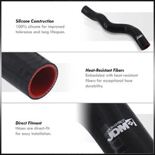 Load image into Gallery viewer, Infiniti G37 Q60 2008-2016 / Nissan 370Z 2009-2020 Silicone Radiator Hoses Black