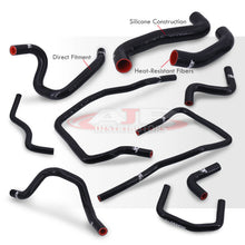 Load image into Gallery viewer, Subaru Impreza WRX STI 2.5L EJ25 2008-2011 Silicone Radiator Hoses with Heater Hoses Black