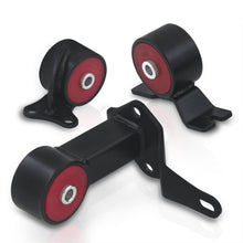 Load image into Gallery viewer, Honda Civic 1988-1991 / CRX 1988-1991 D to B Series Conversion Engine Motor Mount Black with Red Polyurethane Bushings (B-Series with Cable Transmission Only)