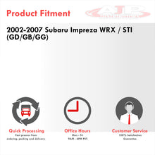 Load image into Gallery viewer, Subaru Impreza WRX STI EJ20 EJ25 2002-2007 Silicone Radiator Hoses Red