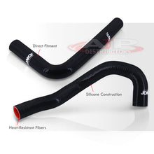 Load image into Gallery viewer, Toyota Supra 2JZGTE N/A 1993-1998 Silicone Radiator Hoses Black