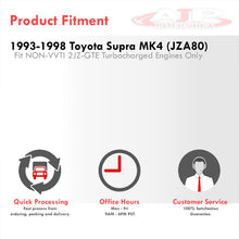 Load image into Gallery viewer, Toyota Supra 2JZGTE N/A 1993-1998 Silicone Radiator Hoses Black
