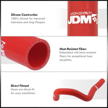 Load image into Gallery viewer, Toyota Supra 2JZGTE N/A 1993-1998 Silicone Radiator Hoses Red