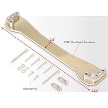 Load image into Gallery viewer, Honda Civic 1996-2000 Rear Subframe Brace 24K Gold