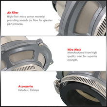 Load image into Gallery viewer, Universal 2.5" Air Intake Bypass Filter Gunmetal