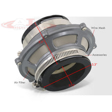 Load image into Gallery viewer, Universal 2.75" Air Intake Bypass Filter Gunmetal