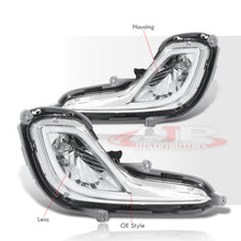 Load image into Gallery viewer, Hyundai Accent / Verna / Solaris 2012-2014 Front Fog Lights Clear Len (Includes Switch & Wiring Harness)