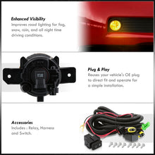 Load image into Gallery viewer, Nissan Altima 2DR 2008-2012 Front Fog Lights Yellow Len (Includes Switch & Wiring Harness)