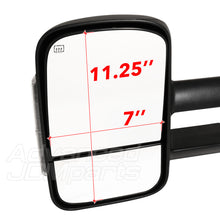 Load image into Gallery viewer, Chevrolet Silverado 2014-2019 / GMC Sierra 2014-2019 Telescopic Extendable LED Signal Heated Power Towing Mirrors Black