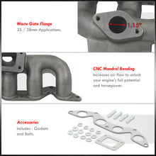 Load image into Gallery viewer, Honda Civic 2001-2005 D-Series D17 Cast Iron Turbo Manifold