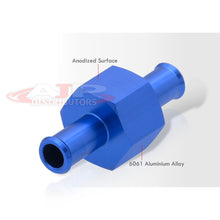 Load image into Gallery viewer, Universal Fuel Nitrous Pressure 3/8" Hose 1/8" NPT Adapter Blue