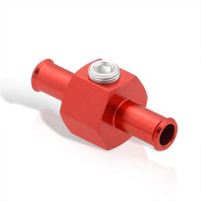 Load image into Gallery viewer, Universal Fuel Nitrous Pressure 3/8" Hose 1/8" NPT Adapter Red