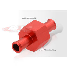 Load image into Gallery viewer, Universal Fuel Nitrous Pressure 3/8" Hose 1/8" NPT Adapter Red