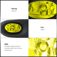 Load image into Gallery viewer, Acura RSX 2002-2004 Front Fog Lights Yellow Len (Includes Switch & Wiring Harness)