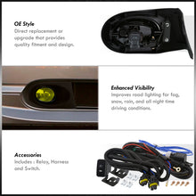 Load image into Gallery viewer, Acura RSX 2002-2004 Front Fog Lights Yellow Len (Includes Switch & Wiring Harness)