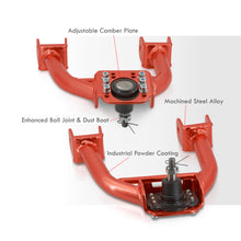 Load image into Gallery viewer, Acura Integra 1994-2001 / Honda Civic 1992-1995 / Del Sol 1993-1997 Front Upper Tubular Control Arms Camber Kit Red