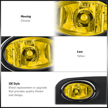 Load image into Gallery viewer, Honda Civic 2DR/4DR 2001-2003 Front Fog Lights Yellow Len (Includes Switch & Wiring Harness)