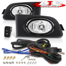 Load image into Gallery viewer, Honda Civic 2DR/4DR 2001-2003 Front Fog Lights Clear Len (Includes Switch & Wiring Harness)