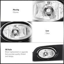 Load image into Gallery viewer, Honda Civic 2DR/4DR 2001-2003 Front Fog Lights Clear Len (Includes Switch & Wiring Harness)