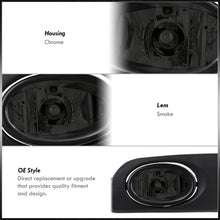 Load image into Gallery viewer, Honda Civic 2DR/4DR 2001-2003 Front Fog Lights Smoked Len (Includes Switch & Wiring Harness)