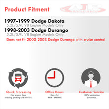 Load image into Gallery viewer, Dodge Durango 1997-1999 / Dakota 1998-2003 5.2L 5.9L V8 Cold Air Intake Black + Heat Shield