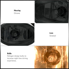 Load image into Gallery viewer, Honda Civic 2DR 2006-2008 Front Fog Lights Smoked Len (Includes Switch & Wiring Harness)
