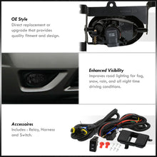 Load image into Gallery viewer, Honda Civic 2DR 2006-2008 Front Fog Lights Smoked Len (Includes Switch & Wiring Harness)