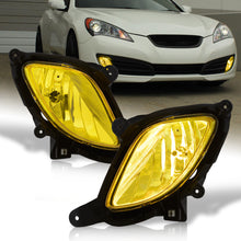 Load image into Gallery viewer, Hyundai Genesis Coupe 2010-2012 Front Fog Lights Yellow Len (Includes Switch & Wiring Harness)