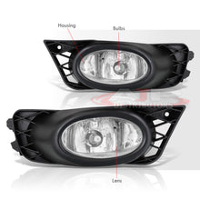 Load image into Gallery viewer, Honda Civic 4DR 2009-2011 Front Fog Lights Clear Len (Includes Switch & Wiring Harness)