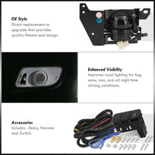 Load image into Gallery viewer, Honda Civic 2/3 Door 1992-1995 Front Fog Lights Clean Len (Includes Switch & Wiring Harness)