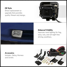 Load image into Gallery viewer, Honda Civic 1996-1998 Front Fog Lights Clear Len (Includes Switch & Wiring Harness)