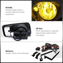 Load image into Gallery viewer, Honda Civic 1999-2000 Front Fog Lights Yellow Len (Includes Switch & Wiring Harness)
