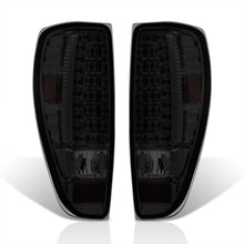 Load image into Gallery viewer, Chevrolet Colorado 2004-2012 LED Tail Lights Chrome Housing Smoke Len