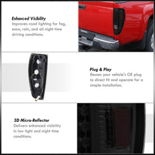 Load image into Gallery viewer, Chevrolet Colorado 2004-2012 LED Tail Lights Chrome Housing Smoke Len