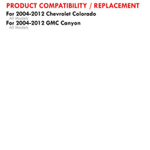 Load image into Gallery viewer, Chevrolet Colorado 2004-2012 LED Tail Lights Chrome Housing Smoke Len