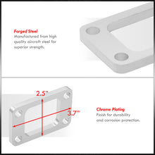 Load image into Gallery viewer, Universal 4 Bolt T25 Turbo Manifold Adapter Flange