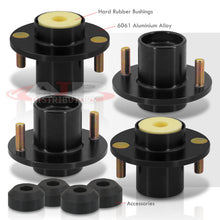 Load image into Gallery viewer, Acura Integra 1990-2001 / Honda Civic 1988-2000 / CRX 1988-1991 / Del Sol 1993-1997 Coilover Top Hats Black (Left & Right)