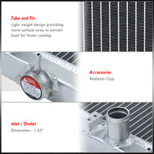 Load image into Gallery viewer, Acura Integra 1994-2001 Manual Transmission Aluminum Radiator