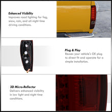 Load image into Gallery viewer, Chevrolet Colorado 2004-2012 LED Tail Lights Chrome Housing Red Smoke Len