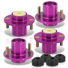 Load image into Gallery viewer, Acura Integra 1990-2001 / Honda Civic 1988-2000 / CRX 1988-1991 / Del Sol 1993-1997 Coilover Top Hats Purple (Left & Right)