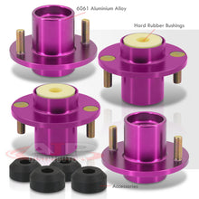 Load image into Gallery viewer, Acura Integra 1990-2001 / Honda Civic 1988-2000 / CRX 1988-1991 / Del Sol 1993-1997 Coilover Top Hats Purple (Left & Right)