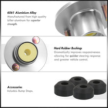 Load image into Gallery viewer, Acura Integra 1990-2001 / Honda Civic 1988-2000 / CRX 1988-1991 / Del Sol 1993-1997 Coilover Top Hats Silver (Left & Right)