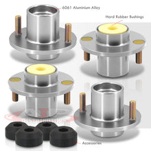 Load image into Gallery viewer, Acura Integra 1990-2001 / Honda Civic 1988-2000 / CRX 1988-1991 / Del Sol 1993-1997 Coilover Top Hats Silver (Left & Right)