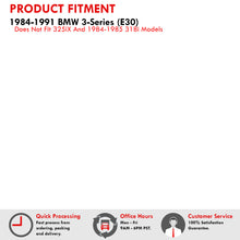 Load image into Gallery viewer, BMW 3 Series E30 1984-1991 Stainless Steel Braided Oil Brake Lines Red